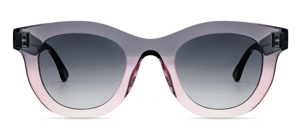 Thierry Lasry CONSISTENCY Sunglasses, Translucent Grey & Pink Gradient
