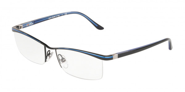 Starck Eyes SH9901 PL9901 Eyeglasses, 0063 PL9901 BLACK/BLUE (BLACK)