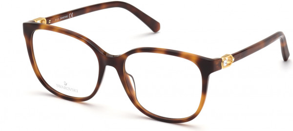 Swarovski SK5401 Eyeglasses, 052 - Dark Havana