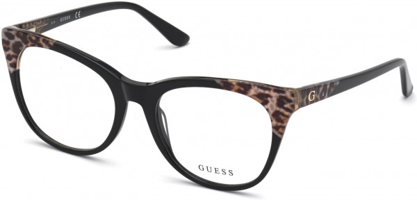 Guess GU2819 Eyeglasses, 001 - Shiny Black