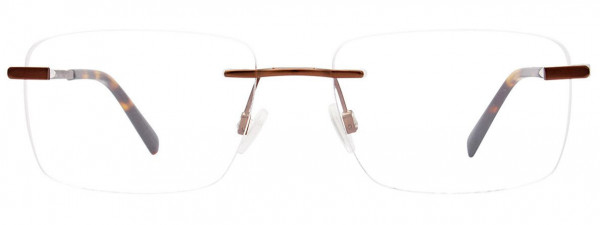 EasyClip EC571 Eyeglasses, 010 - Satin Brown