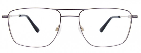 Takumi TK1167 Eyeglasses, 020 - Matt Dark Grey & Shiny Silver