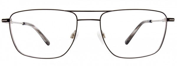Takumi TK1167 Eyeglasses, 090 - Matt Black & Shiny Silver