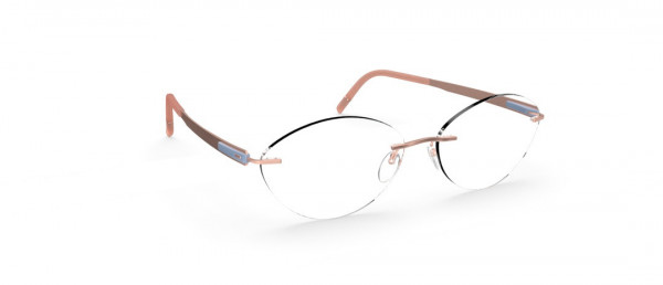 Silhouette Blend CV Eyeglasses, 3530 Rose Dove