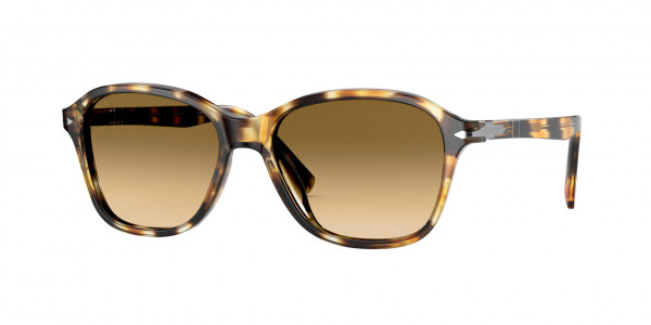 Persol PO3244S Sunglasses, 112351 STRIPED HONEY GRADIENT BROWN (BROWN)