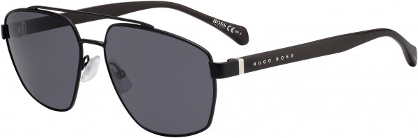 HUGO BOSS Black Boss 1118/S Sunglasses, 0003 Matte Black