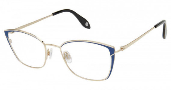 Fysh UK F-3663 Eyeglasses, S201-BLUE GOLD
