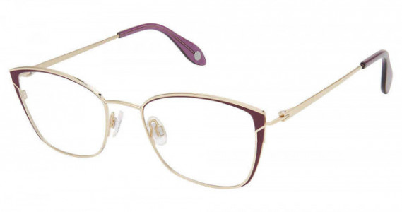 Fysh UK F-3663 Eyeglasses, S207-EGGPLANT GOLD