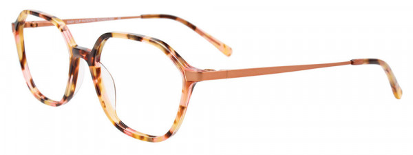 EasyClip EC550 Eyeglasses, 030 - Tortoise & Brushed Copper Stl