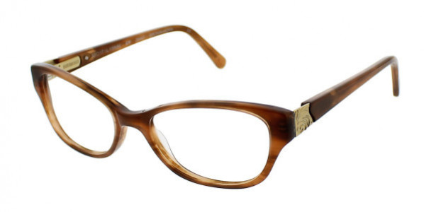DuraHinge D 47 Eyeglasses, Brown Horn
