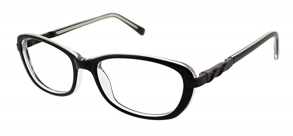 DuraHinge D 48 Eyeglasses, Black Laminate