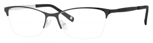 Liz Claiborne L 654 Eyeglasses, 0CSA BLACK PALLADIUM