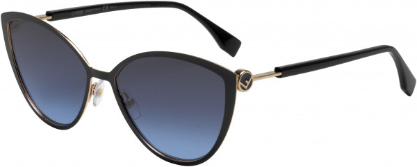 Fendi Fendi 0413/S Sunglasses, 02M2 Black Gold