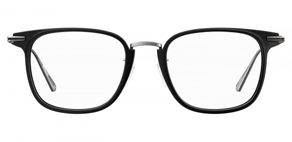 Polaroid Core PLD D384G Eyeglasses, 0BSC BLACK SILVER