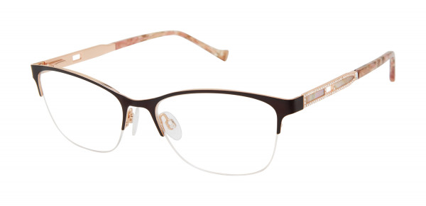 Tura TE273 Eyeglasses, Brown (BRN)