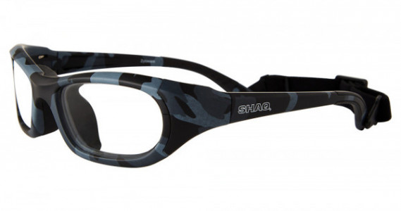 Shaquille O’Neal SHAQ EYE GEAR 103Z Eyeglasses, 126 BLK CAMO/BLK STRAP