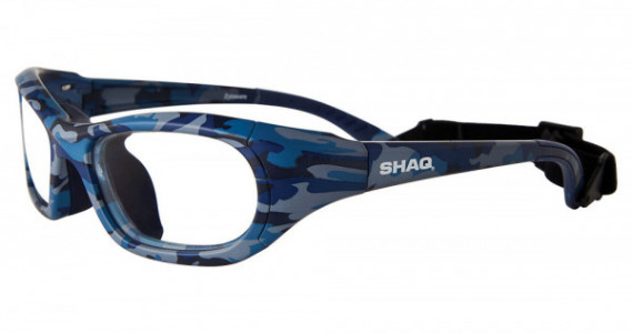 Shaquille O’Neal SHAQ EYE GEAR 103Z Eyeglasses, 127 MATTE BLUE CAMO