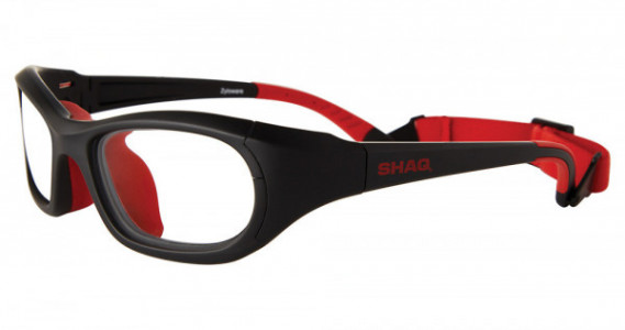 Shaquille O’Neal SHAQ EYE GEAR 103Z Eyeglasses, 239 Black/Red