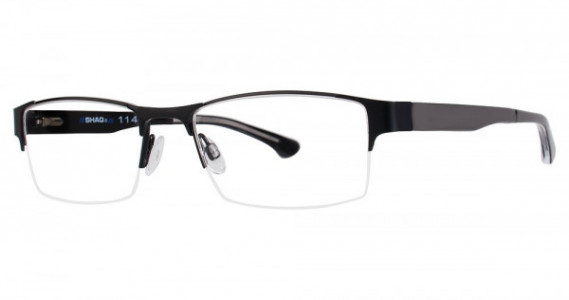 Shaquille O’Neal Shaquille O&#39;Neal 114M Eyeglasses, 021 Black