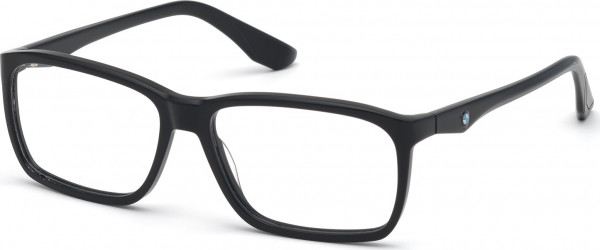BMW Eyewear BW5005 Eyeglasses, 002 - Matte Black / Matte Black