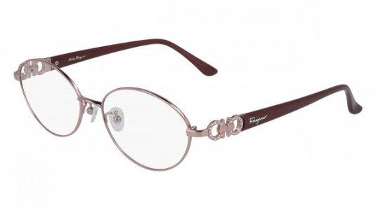 Ferragamo SF2541RA Eyeglasses, (265) SHINY POWDER