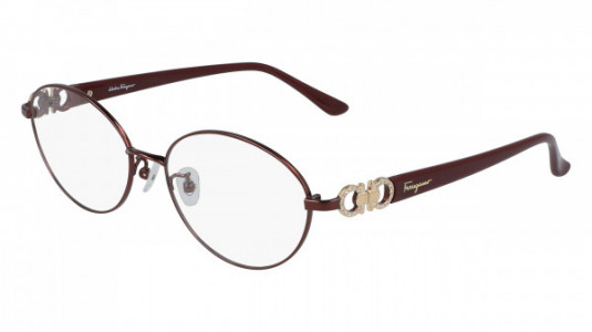 Ferragamo SF2541RA Eyeglasses, (603) SHINY BORDEAUX