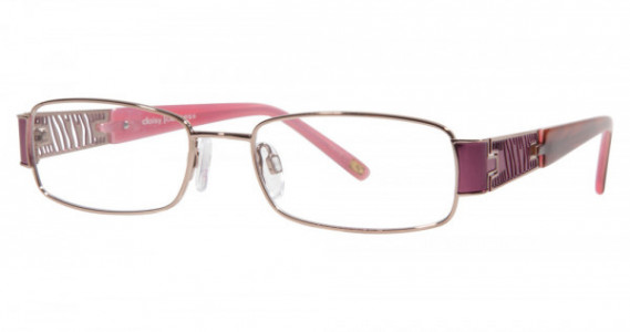 Daisy Fuentes Daisy Funetes Madalena Eyeglasses, 234 Tan/Pink