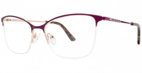 Adrienne Vittadini 628 Eyeglasses, Rose/Rse Gld