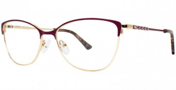 Adrienne Vittadini 630 Eyeglasses, Rose/Gold