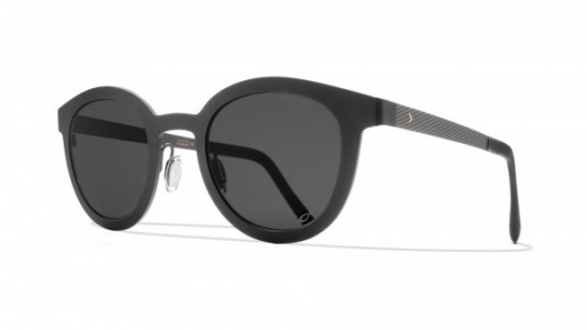Blackfin Bayham Sunglasses, C1339 - Black/Gray (Solid Smoke)