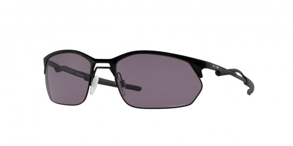 Oakley OO4145 WIRE TAP 2.0 Sunglasses, 414501 WIRE TAP 2.0 SATIN BLACK PRIZM (BLACK)
