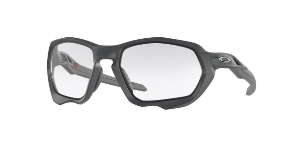Oakley OO9019 PLAZMA Sunglasses, 901905 PLAZMA MATTE CARBON CLEAR 50% (BLACK)