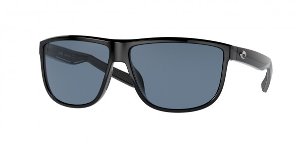 Costa Del Mar 6S9010 RINCONDO Sunglasses, 901003 RINCONDO 11 SHINY BLACK GRAY 5 (BLACK)