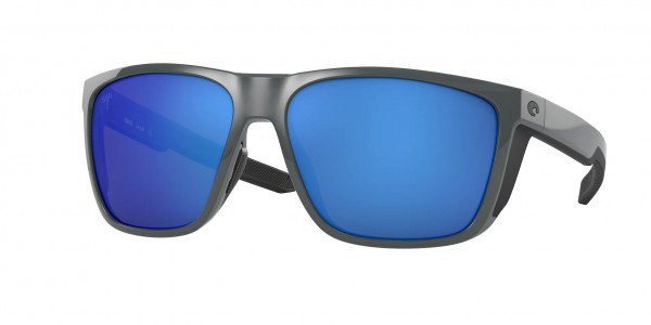 Costa Del Mar 6S9012 FERG XL Sunglasses, 901208 FERG XL 298 SHINY GRAY BLUE MI (GREY)