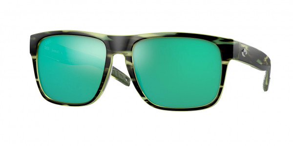 Costa Del Mar 6S9013 SPEARO XL Sunglasses, 901307 SPEARO XL 253 MATTE REEF GREEN (BLUE)