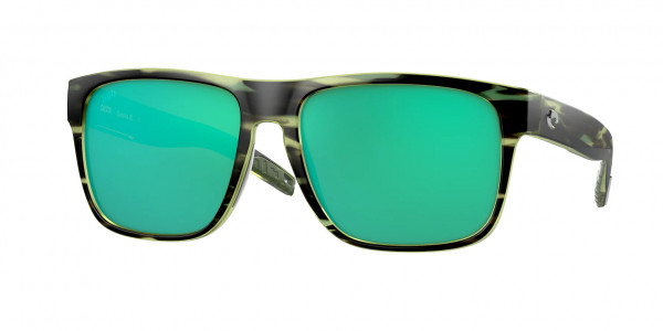 Costa Del Mar 6S9013 SPEARO XL Sunglasses, 901311 SPEARO XL 253 MATTE REEF GREEN (BLUE)