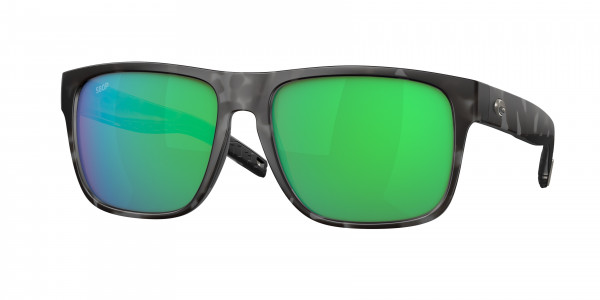 Costa Del Mar 6S9013 SPEARO XL Sunglasses, 901313 SPEARO XL TIGER SHARK GREEN MI (BLACK)