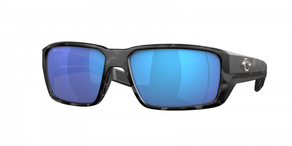 Costa Del Mar 6S9079 FANTAIL PRO Sunglasses, 907913 FANTAIL PRO TIGER SHARK BLUE M (BLACK)