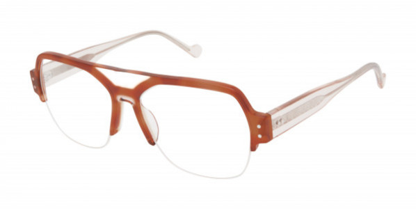 MINI 743012 Eyeglasses, Amber/Blush - 60 (AMB)