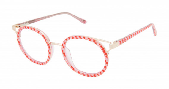 Lulu Guinness LK031 Eyeglasses, Pink (PNK)