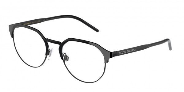 Dolce & Gabbana DG1335 Eyeglasses, 01 BLACK (BLACK)