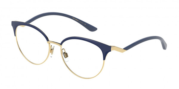 Dolce & Gabbana DG1337 Eyeglasses, 1337 GOLD/BLUE (BLUE)