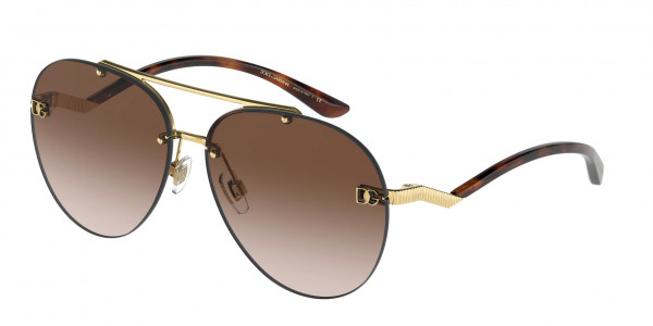 Dolce & Gabbana DG2272 Sunglasses, 02/13 GOLD (GOLD)