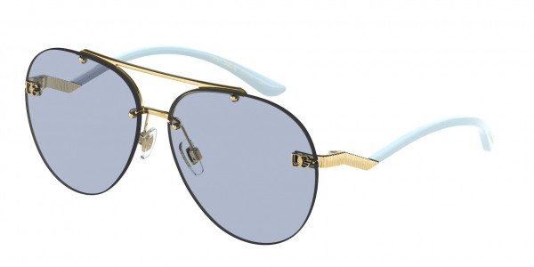 Dolce & Gabbana DG2272 Sunglasses, 02/72 GOLD (GOLD)