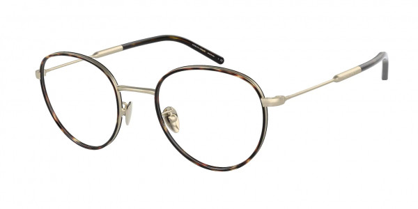 Giorgio Armani AR5111J Eyeglasses, 3002 MATTE PALE GOLD/HAVANA (GOLD)