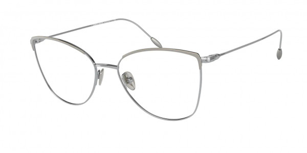 Giorgio Armani AR5110 Eyeglasses, 3015 MATTE/SHINY SILVER (SILVER)