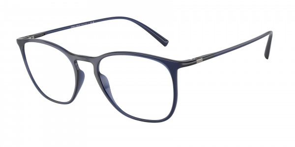 Giorgio Armani AR7202 Eyeglasses, 6003 TRASPARENT BLUE (BLUE)