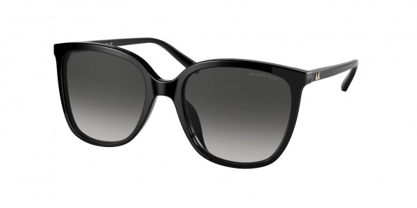 Michael Kors MK2137U ANAHEIM Sunglasses, 30058G ANAHEIM BLACK DARK GREY GRADIE (BLACK)