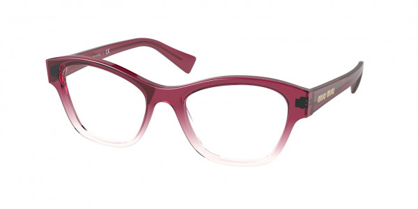 Miu Miu MU 08TV Eyeglasses, 04T1O1 GRADIENT BORDEAUX (RED)