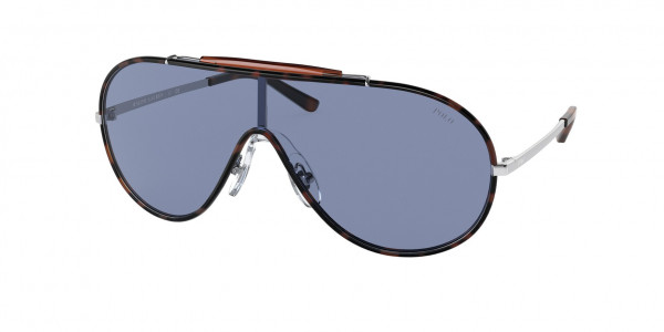 Polo PH3132 Sunglasses, 900172 SHINY SILVER (SILVER)